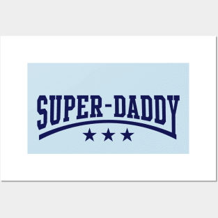 Super-Daddy (Navy) Posters and Art